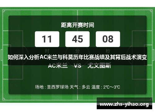 如何深入分析AC米兰与科莫历年比赛战绩及其背后战术演变